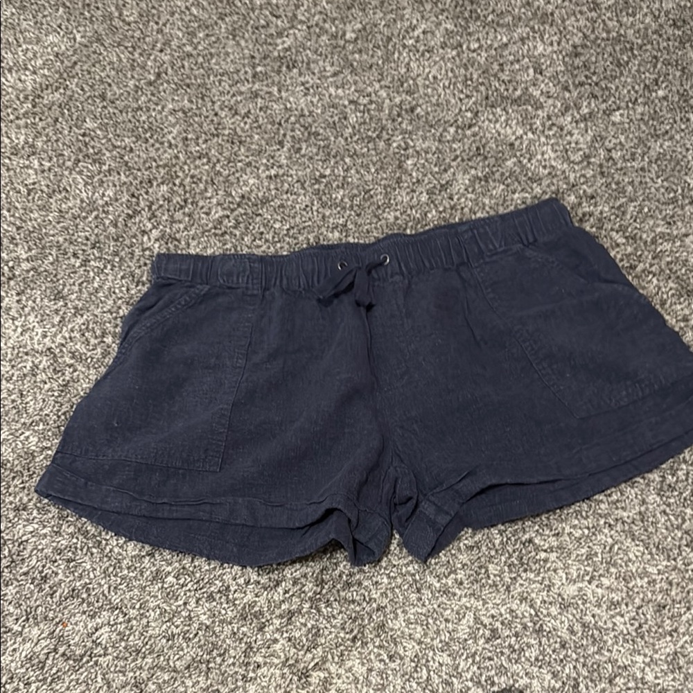 Toad & Co Women's hemp Navy Shorts